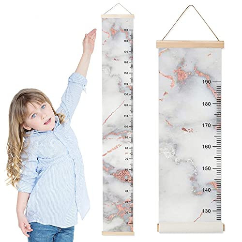 Growth Chart for Kids Marbles Golden Rose Children Height Measurement ...