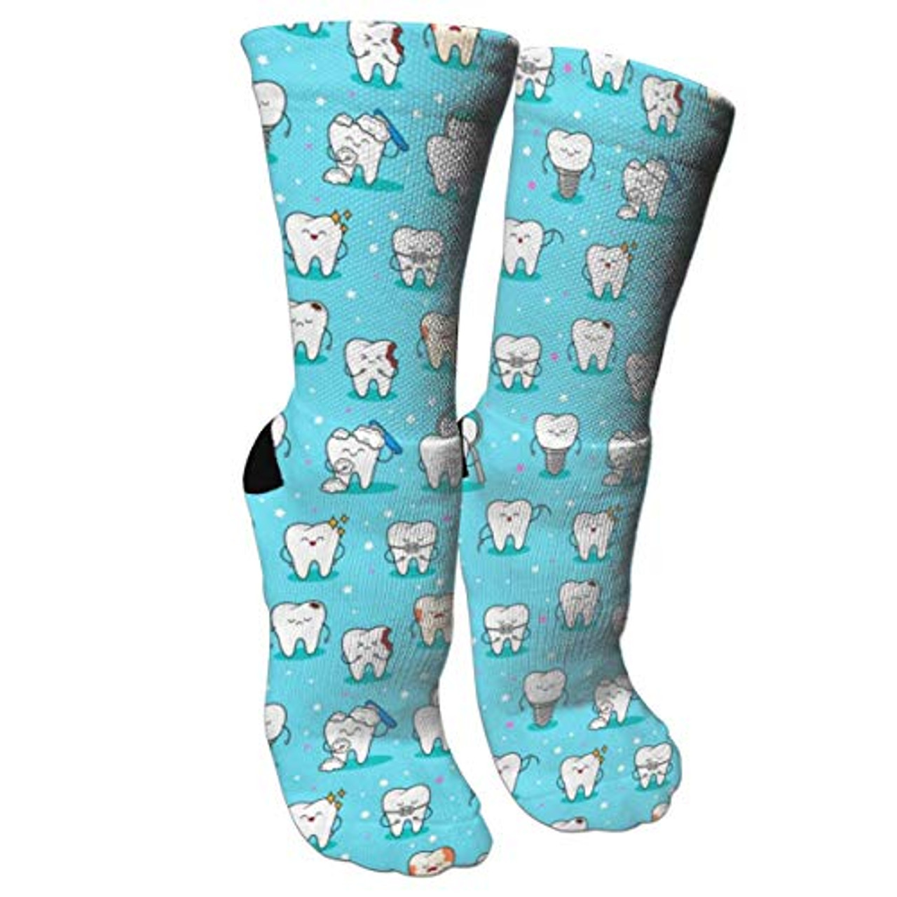antspuent Australian Shepherd Compression Socks Unisex Printed Socks Crazy Patterned Fun Long Cotton Socks Over The Calf Tube 