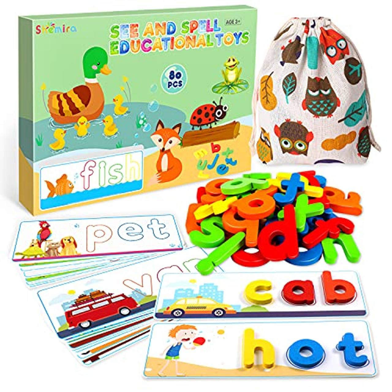 see and spell educational toy