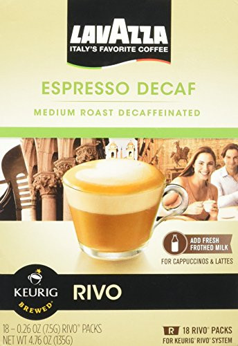 Lavazza Espresso Decaf for Keurig Rivo 