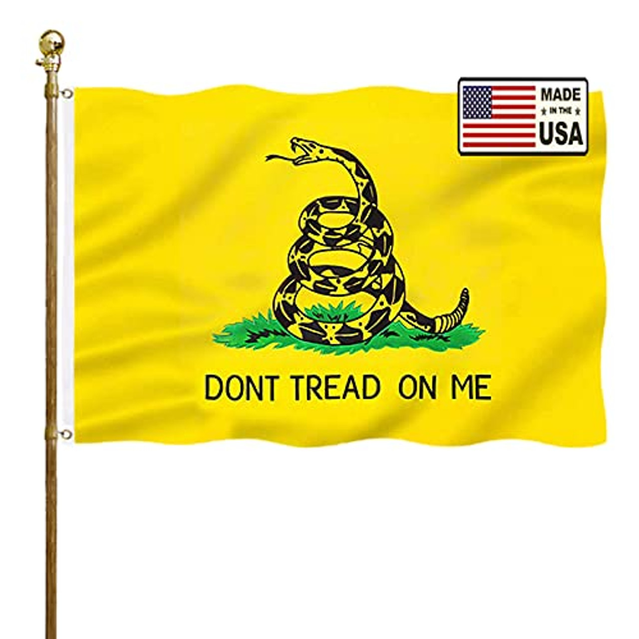 3' X 5' 3x5 Dont Don't Tread on Me Gadsden Flag Indoor Outdoor FAST USA SHIPPING 