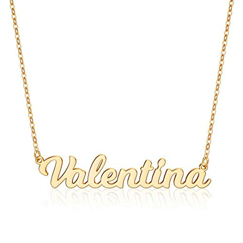 Ursteel Valentina Necklace Custom Name 