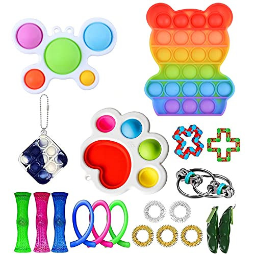 Fidgit Spinner Task Box GUbaliYA Sensory Fidget PacksPortable Fidget Box Fidget Spinners Fidget ...