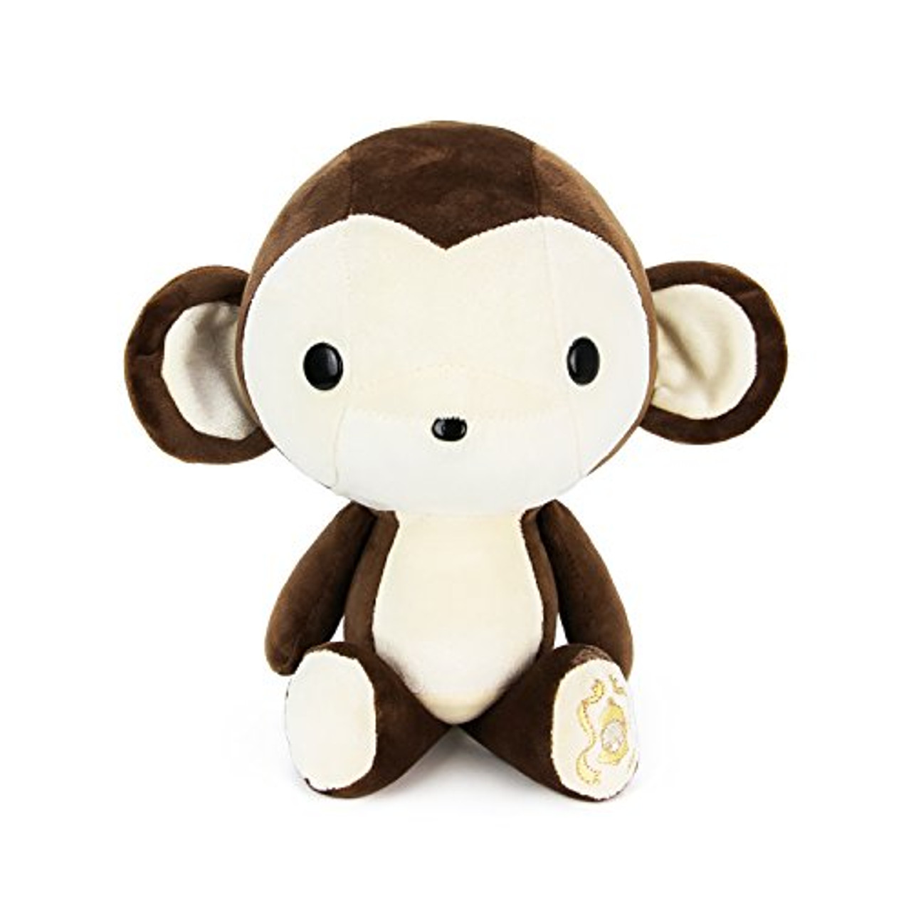 bellzi cute monkey stuffed animal plush toy