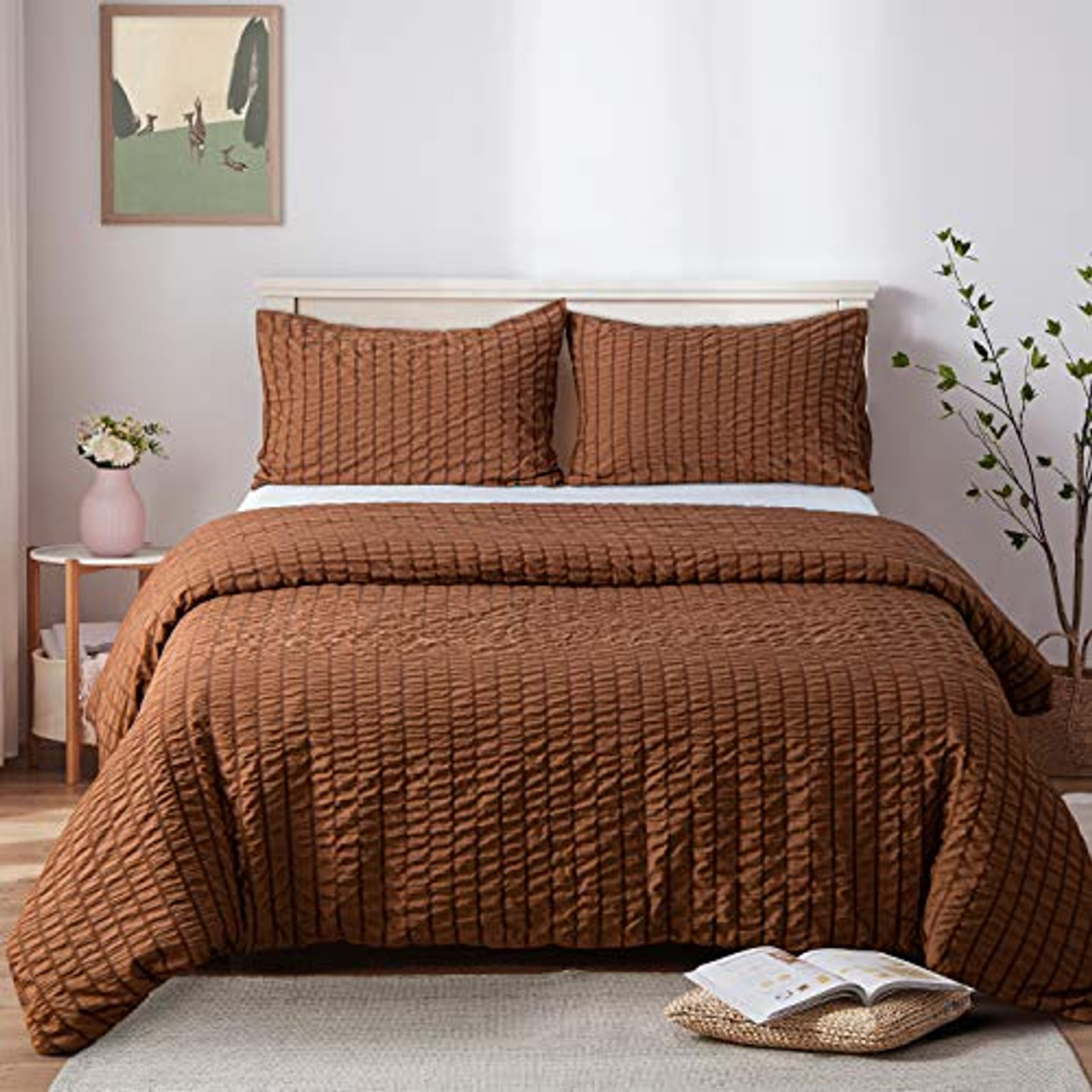 queen textured duvet cover