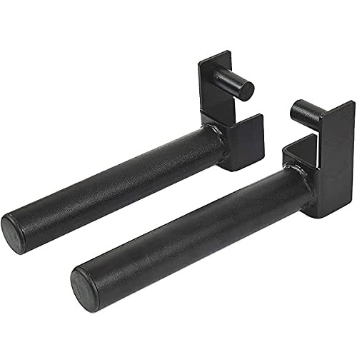 SYL Fitness Olympic Weight Plate Holder - Power Rack Attachment For 2x2 & 3x3 Square Tube Racks