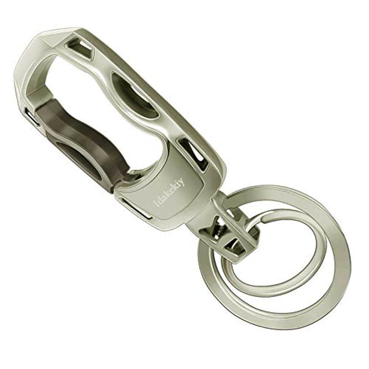 Heavy Duty Key Chain With 2 Key Rings Detachable Car Key Holder Multifunctional 