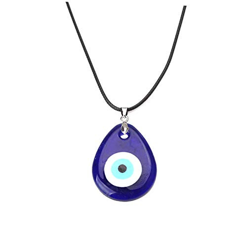 Evil Eye Necklace,Blue Turkish Glass 