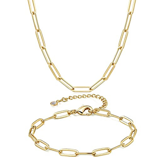 Lcherry Paperclip Chain Necklace 