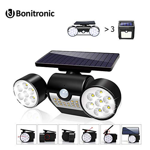 Bonitronic Solar Lights Outdoor Solar Motion Sensor Lights