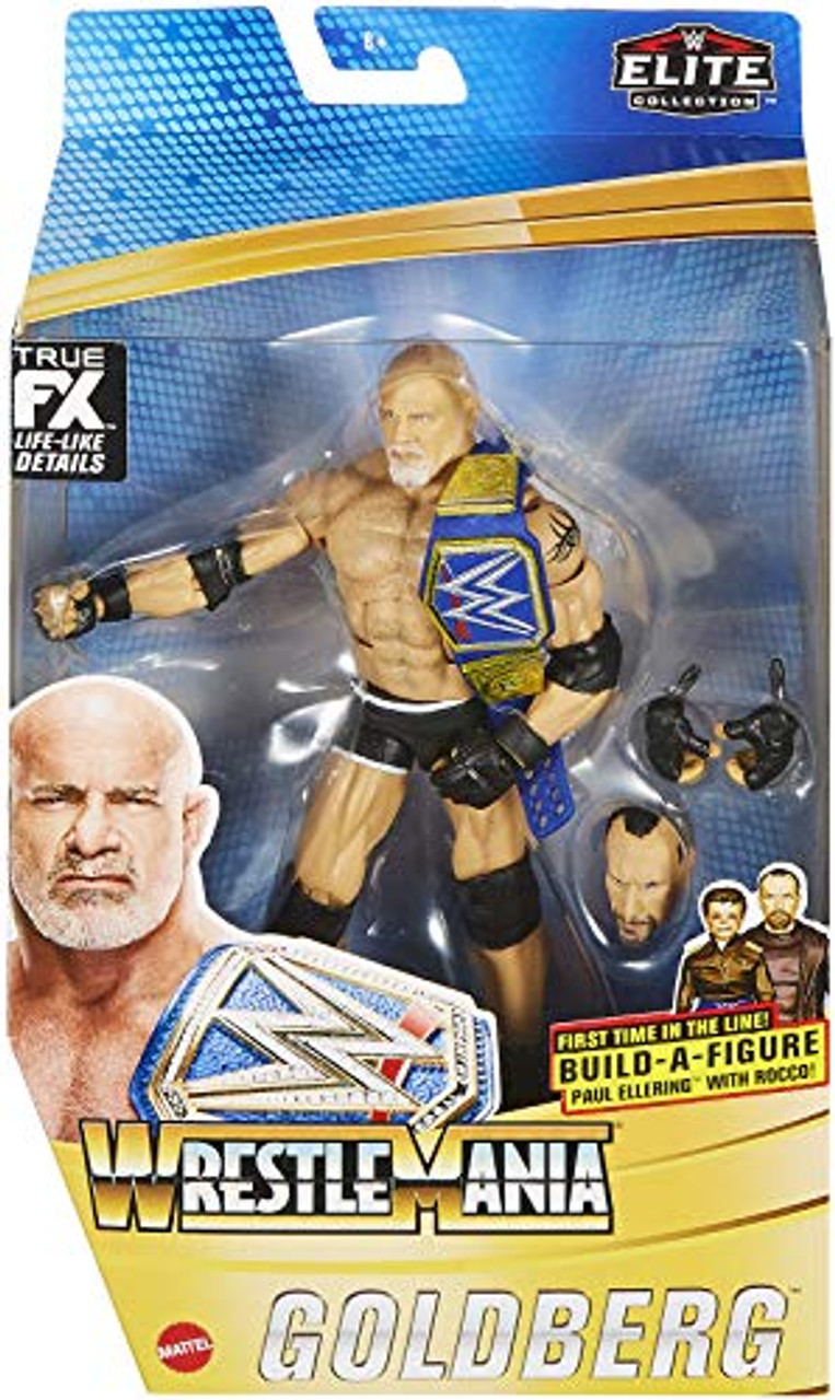 wwe wrestlemania elite goldberg action figure