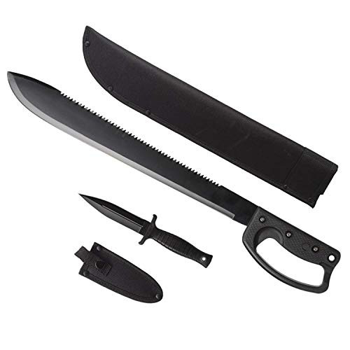 Mossberg Machete/Boot Knife Combo with Sheaths, 18 inch