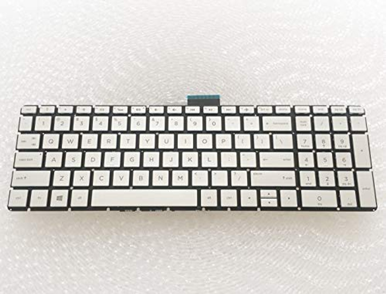 Okbyte Notebook Keyboard For Hp Pavilion 15 Cc 15 Cc000 15 Cc100 15 Cc500 15 Cc600 Us Silver Keypad Backlight No Frame Warehousesoverstock