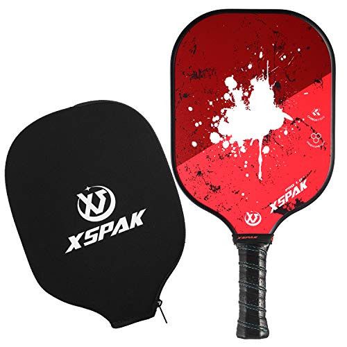 XS XSPAK Pickleball Paddle Lightweight Graphite/Carbon Fiber Face & Polypropylene