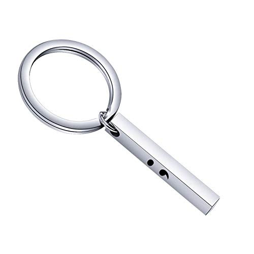bobauna Semicolon Bar Necklace Mental 