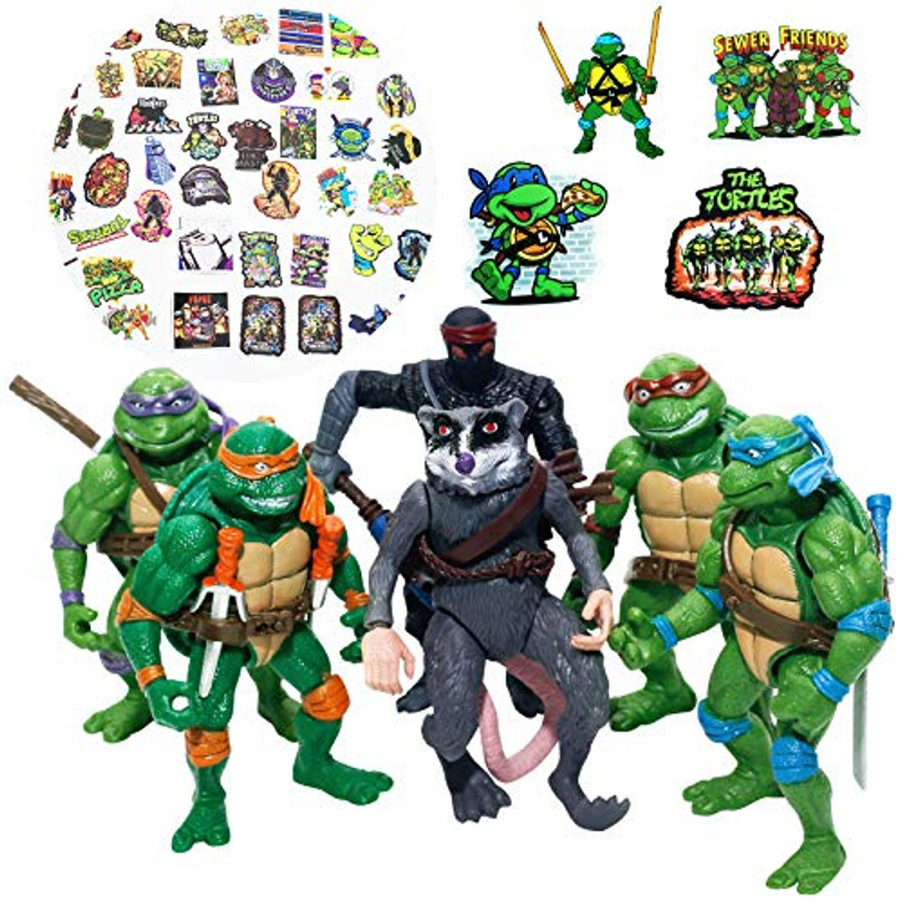 tmnt action figure set