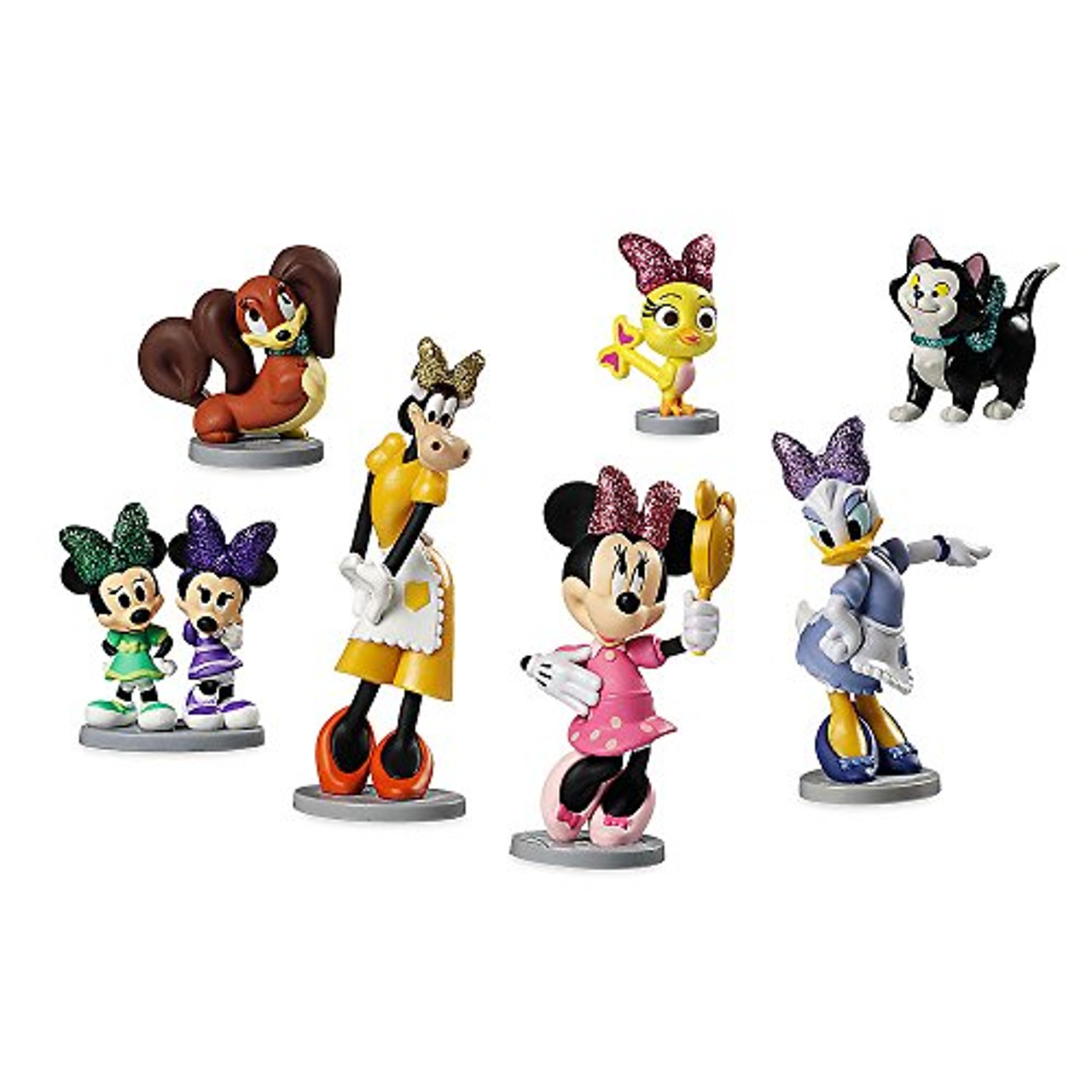 disney minnie mouse bowtoons figurine playset