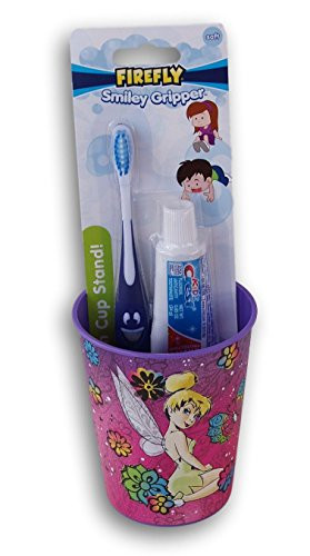 Tinkerbell Tooth Brushing Kit Toothbrush, Toothpaste, and Rinsing Cup Warehousesoverstock
