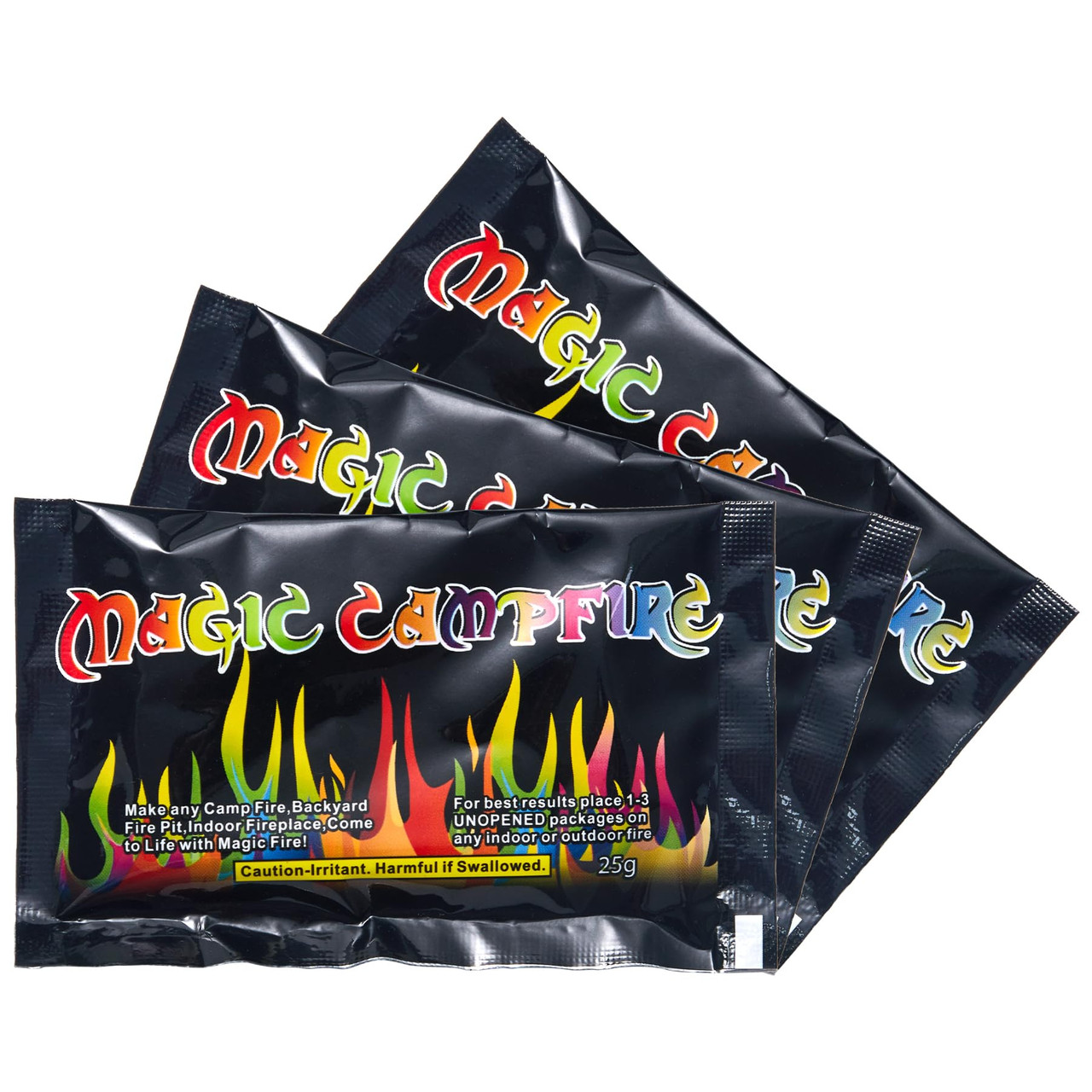HGD (20 Pack) Magic Campfire Fire Color Changing Packets Fire Pit, Fire ...