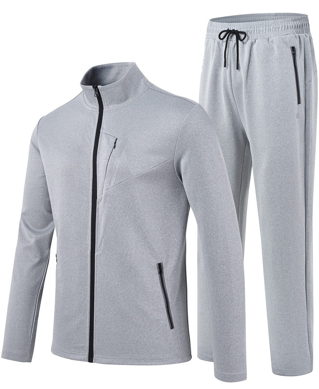 MoFiz Men's Tracksuits,Full Zip Sweat Suits For men,Solid Jogger Sets ...