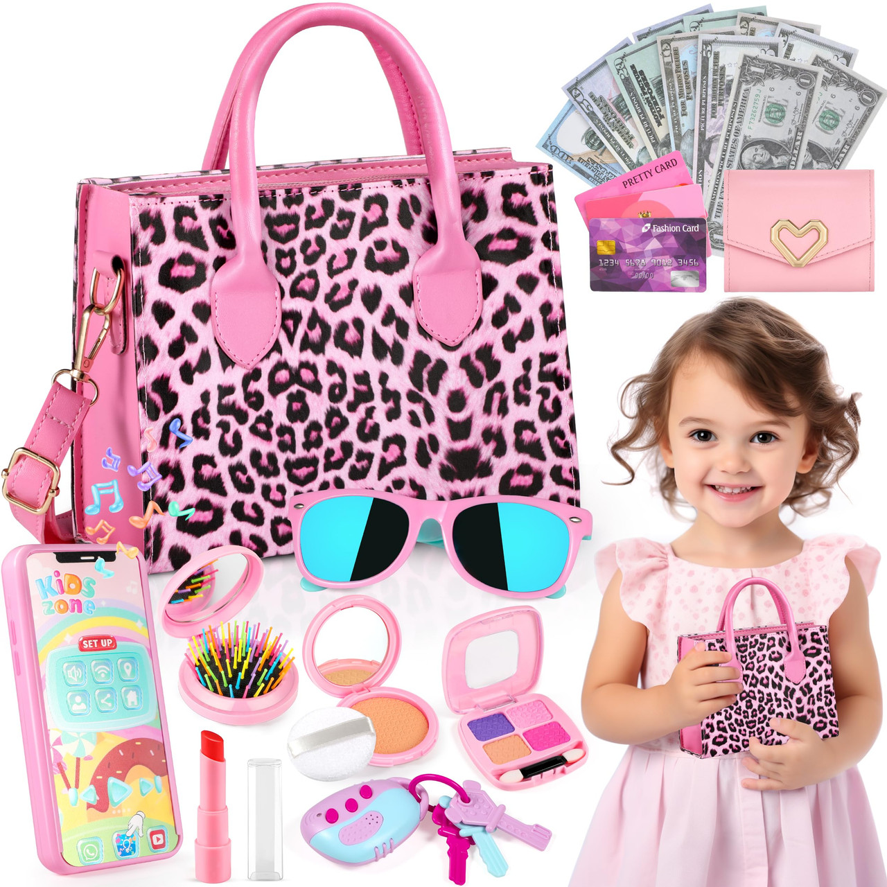 Play Toddler Girls Purse, Toddler Girl Toys Age 35 45 68 Kids Toys