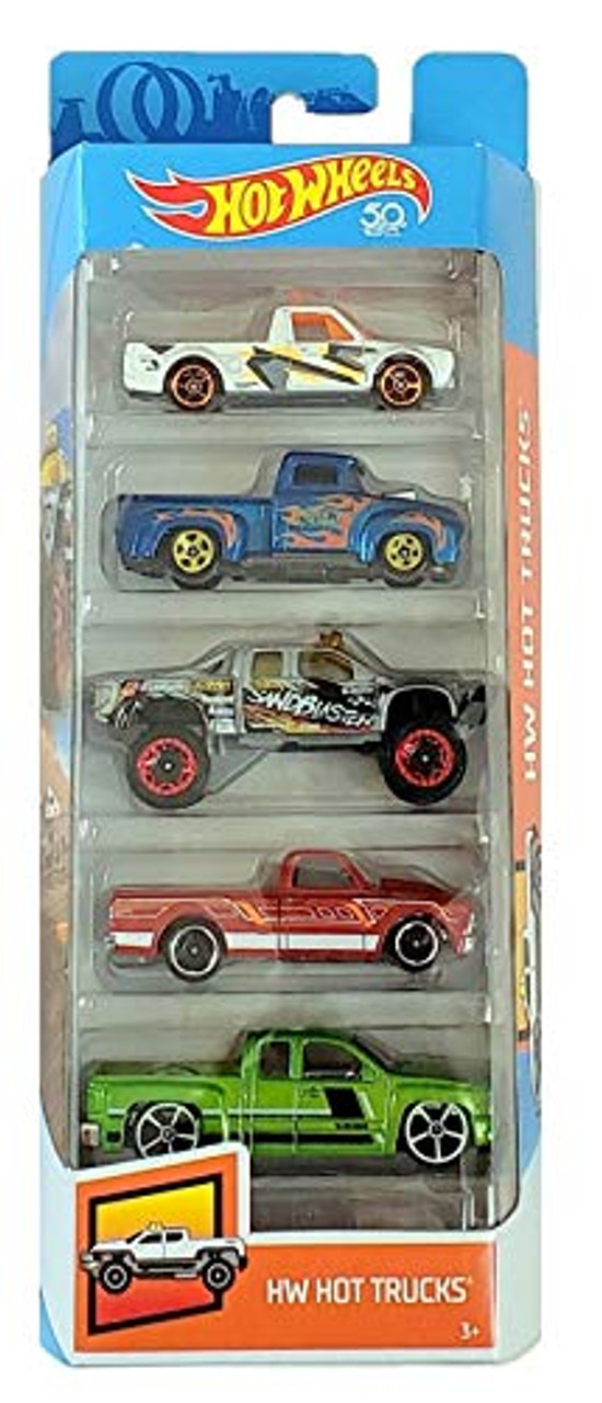 hot wheels trucks 5 pack