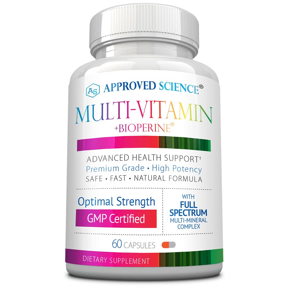 Approved Science Multi-Vitamin - with Full-Spectrum B-Vitamins, Green ...