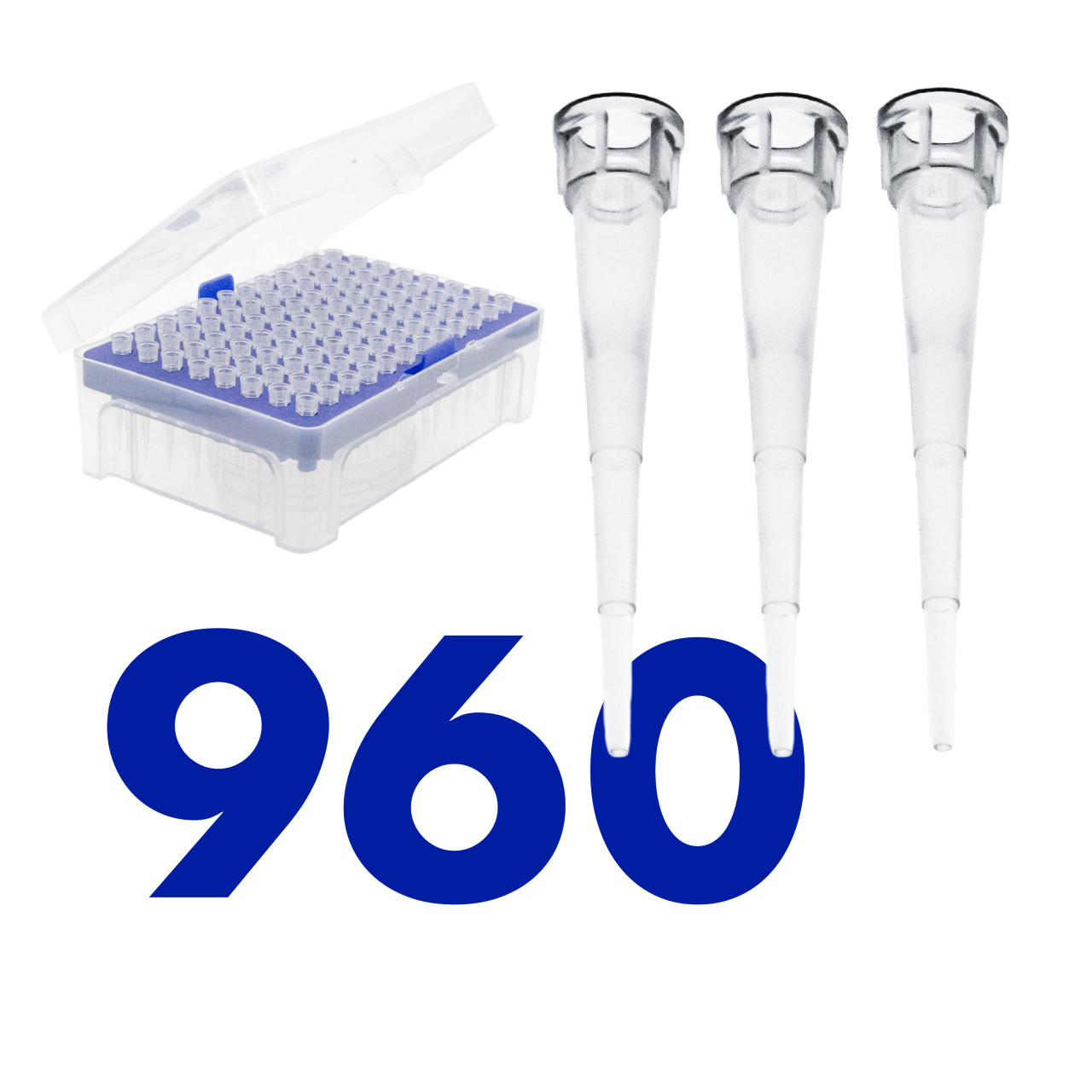 10uL Non Filter Pipette Tips - Universal Lab Pipette Tips - Sterile ...