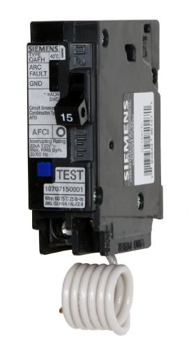 Siemens Q115AFC 15Amp 1 Pole 120Volt Combination Type Arc Fault
