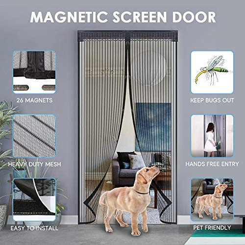 magnetic mesh dog gate