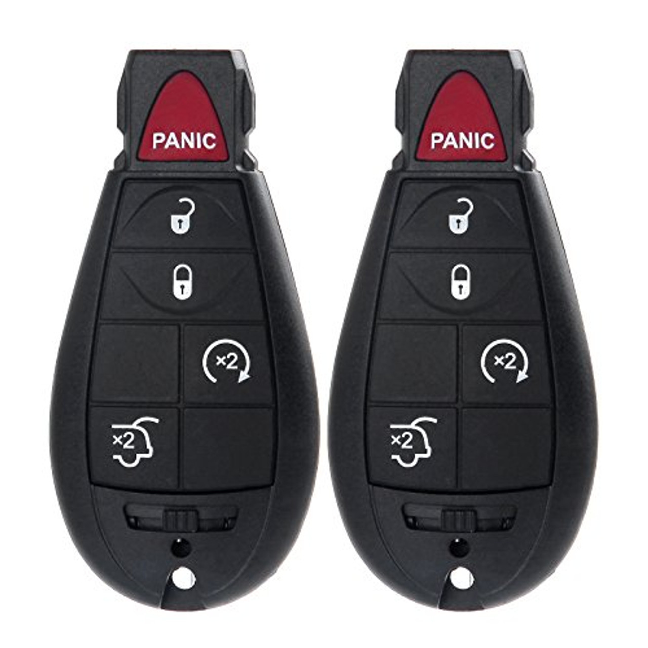 2x Remote Key Fob for Dodge Charger RAM Chrysler 300 Journey 3-Button IYZ-C01C 
