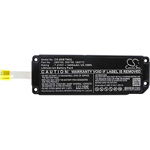 3400mAh Replacement Battery for Bose 