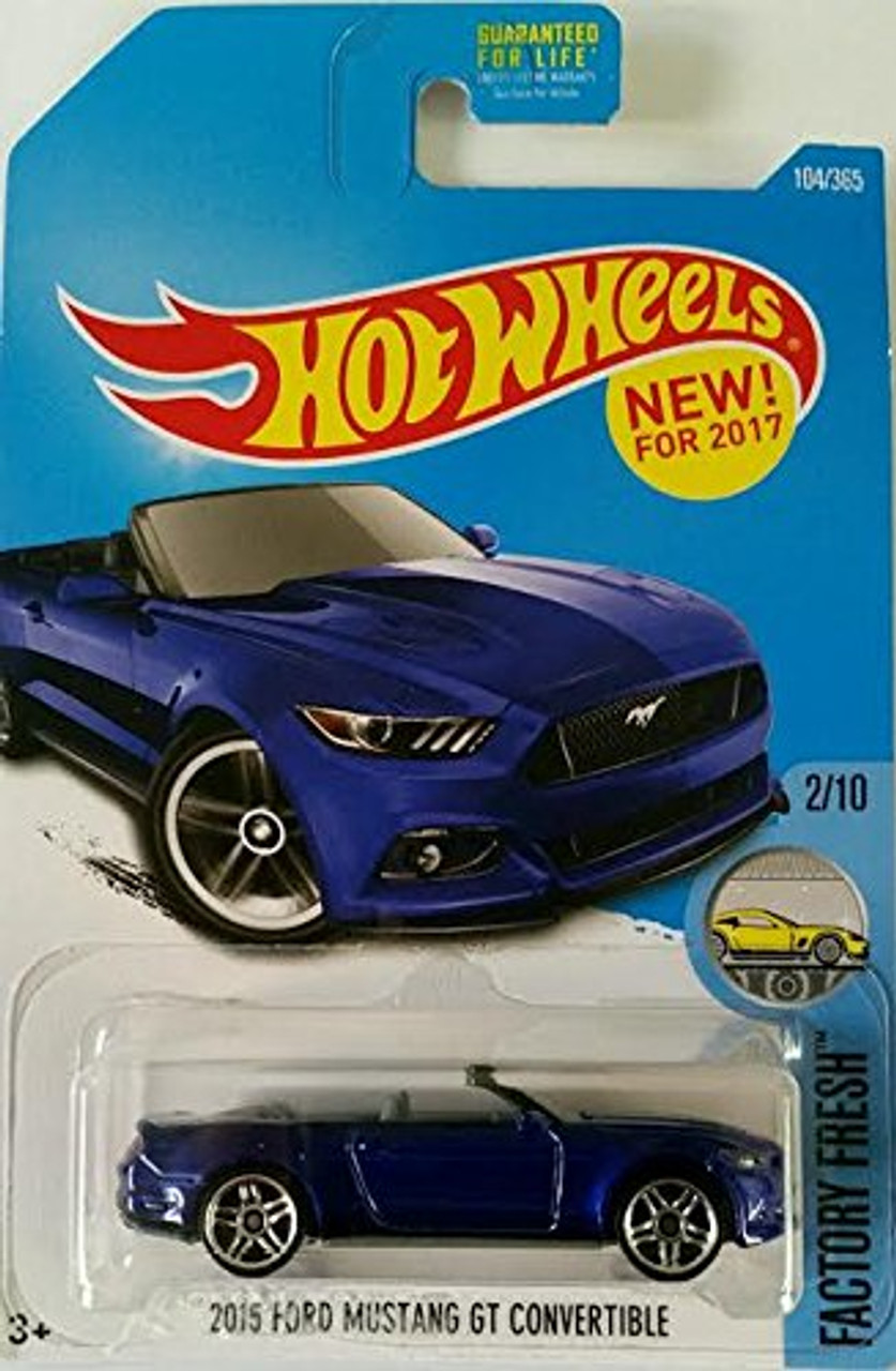 hot wheels ford mustang gt convertible