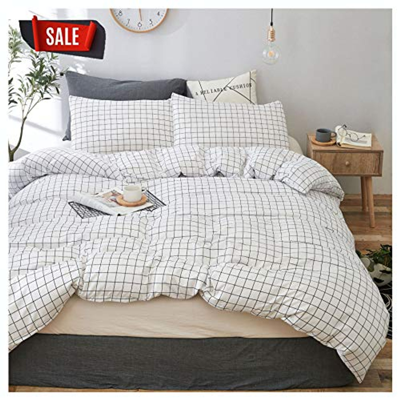 grid bed duvet