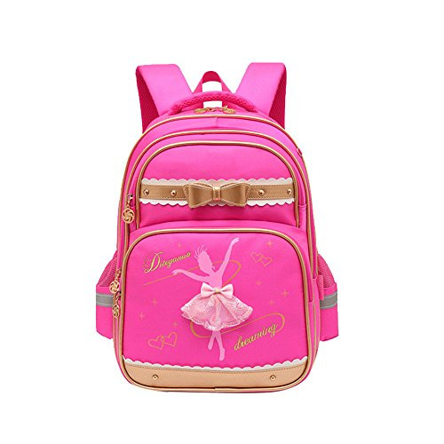 Bowknot Backpack Elementary School Bag 