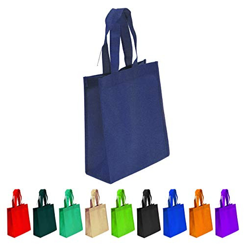 10 Pack Non-woven Reusable Tote Bags 