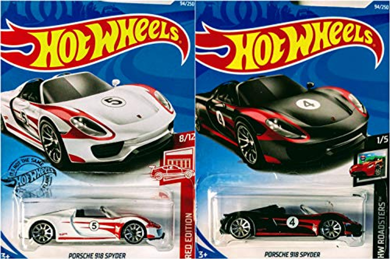 hot wheels porsche 918 spyder red edition