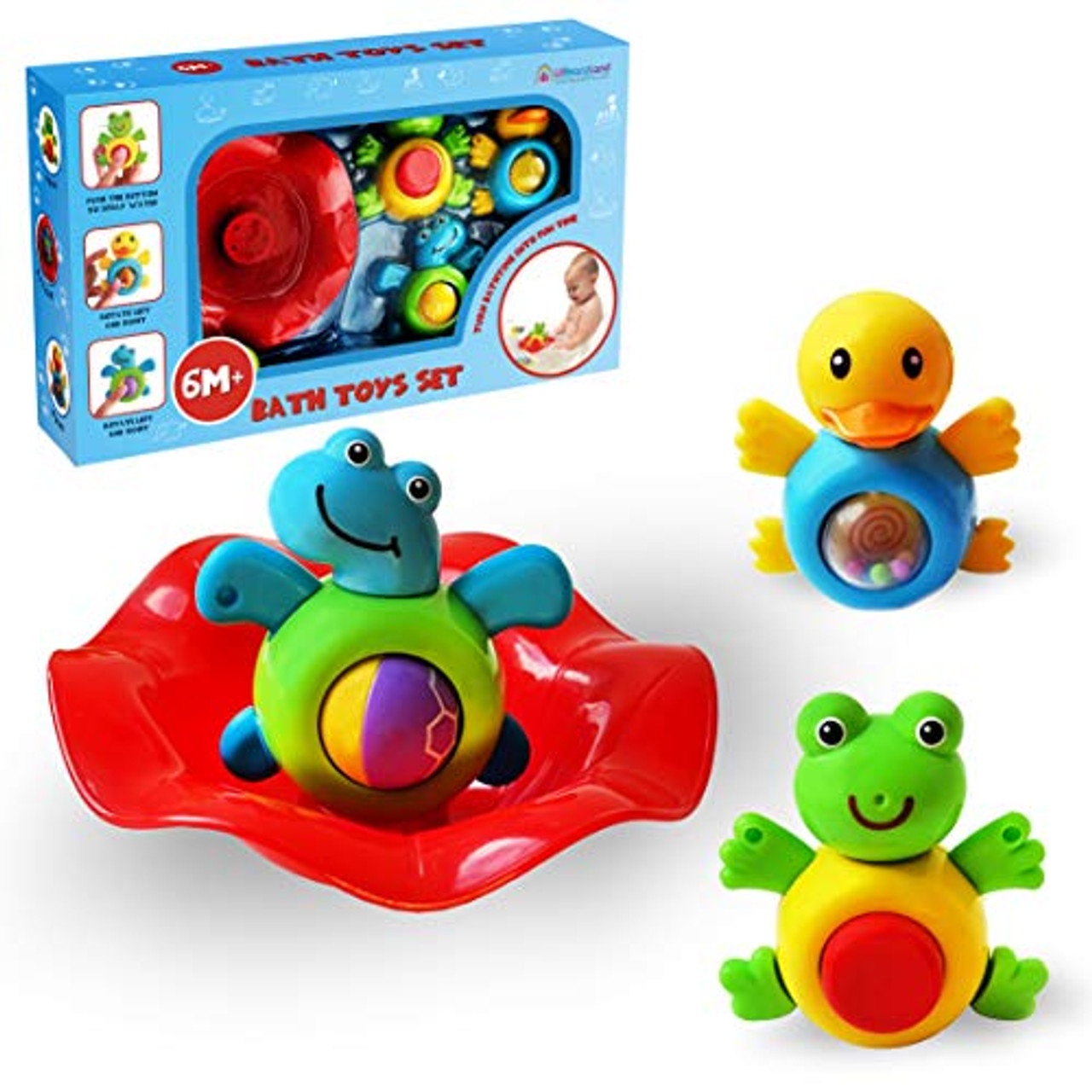 fun bath toys 1 year old