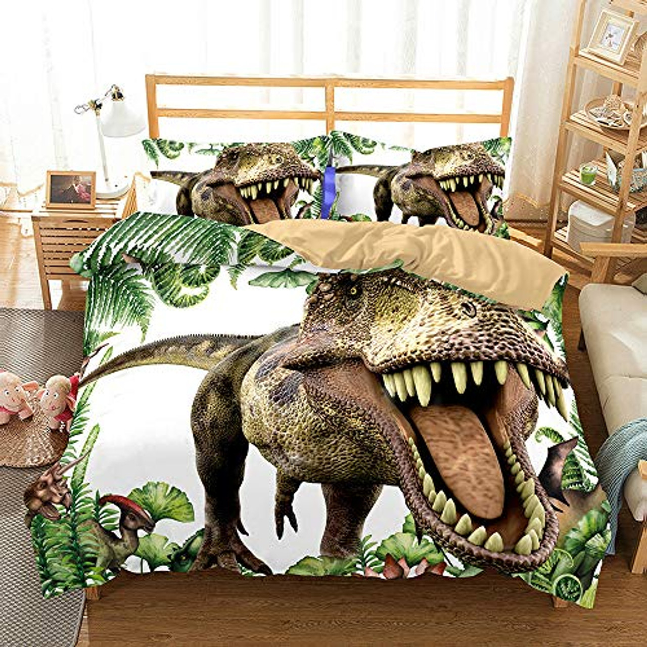 dinosaur quilt cover set