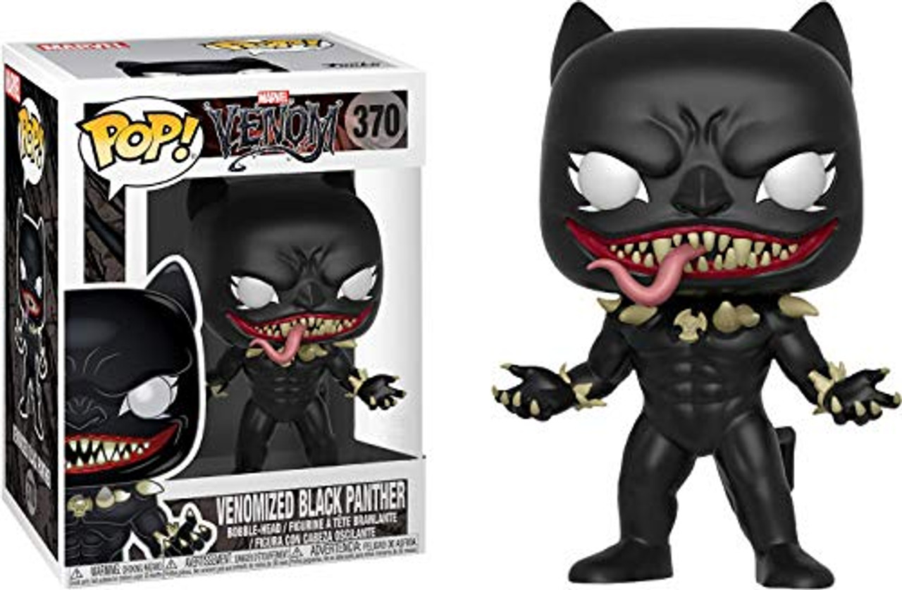 venomized black panther funko