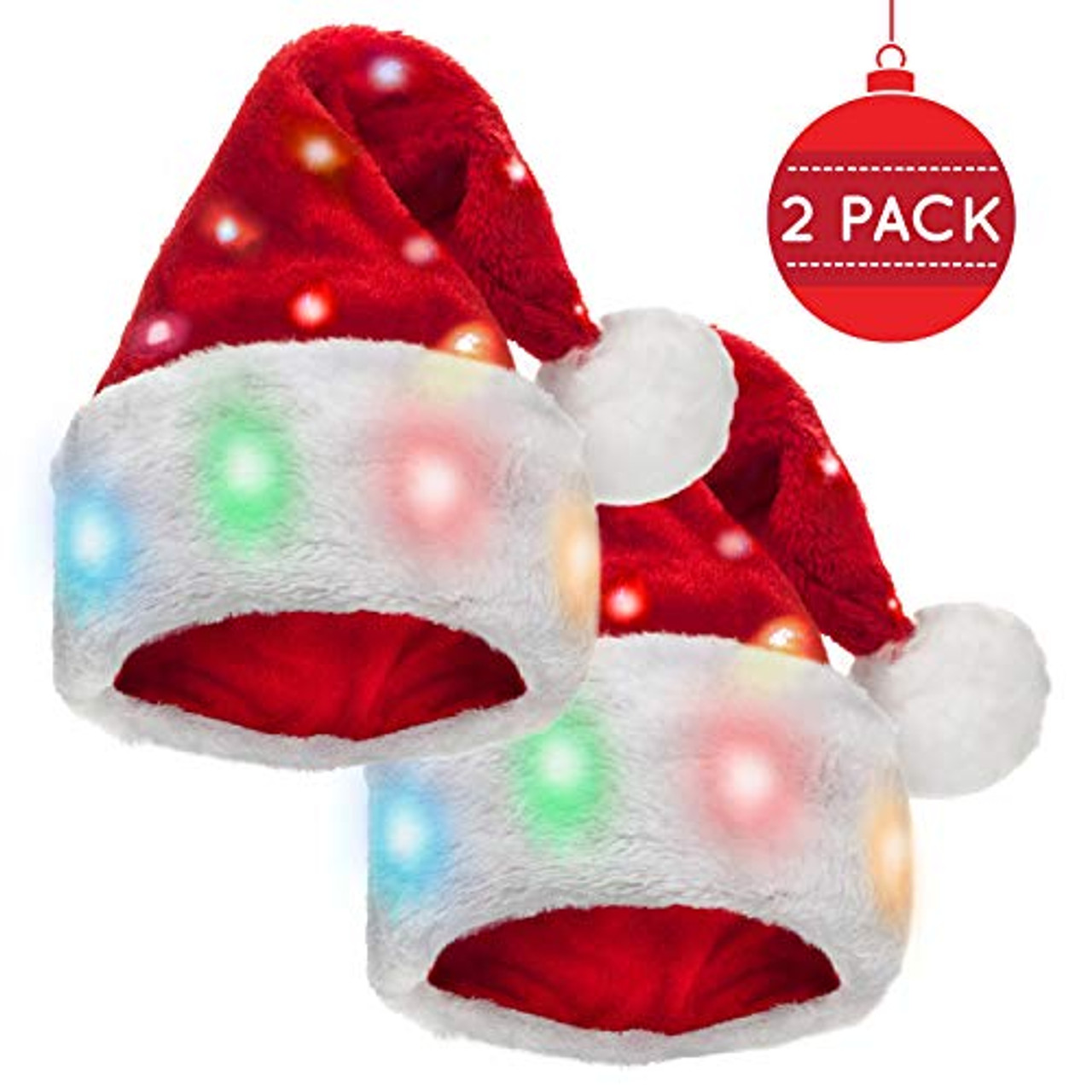 blinking christmas hats