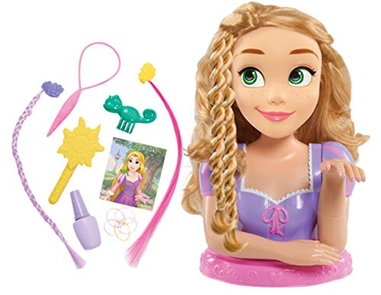 rapunzel styling head doll