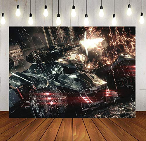 SDDSER Batman Backdrops for Childrens Birthday Party Background ...