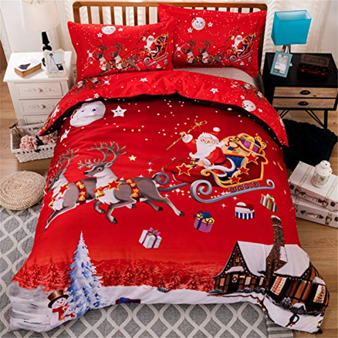 twin christmas duvet cover