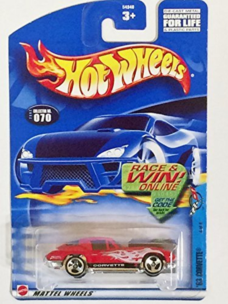 hot wheels 1963 corvette