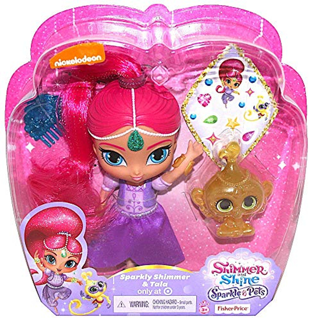 Shimmer and Shine Sparkle Pets Sparkly Shimmer and Tala