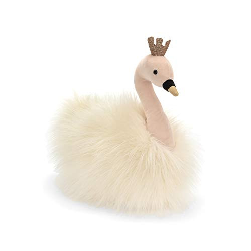 Jellycat Fancy Swan Fluffy Stuffed 