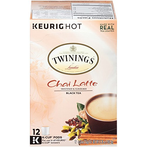 Twinings of London Chai Latte Tea KCups 