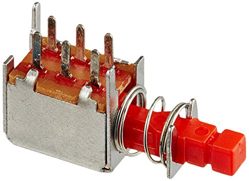 Uxcell Self Locking Spring Load Push Button Power Switch ...