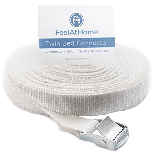 FeelAtHome Strap for Twin Beds Twin to King Bed Mattress Joiner